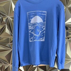 Ocean Blue Long Sleeve Rash Guard